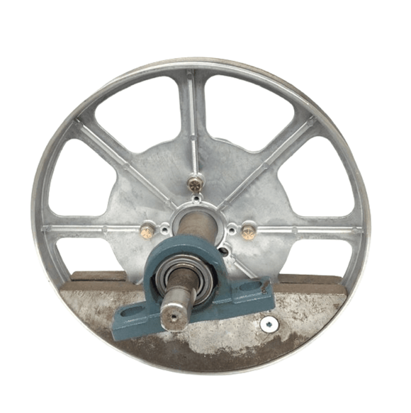 Cybex Elliptical Cranksaft and Belt Pulley 600AK002 - hydrafitnessparts