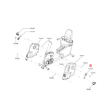 Cybex Life Fitness Stationary Bike Left Crank Arm 1004561 - 0001 - hydrafitnessparts