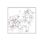 Cybex Strength System Button Head Screw 1 - 4 - 20x2 Inch HC620431 - hydrafitnessparts