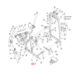Cybex Strength System Foot Cover 11090 - 392 - hydrafitnessparts