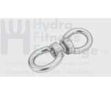 Eye Bolt Size M10 x 25 Strength System - hydrafitnessparts