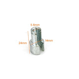 Quick Attach Strength System Cable Stud Insert 24x14mm 9.5mm ID Gym Cable Replacement Fitness Part