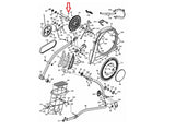 NordicTrack FreeMotion Proform Residential Elliptical Axle Crank 350829
