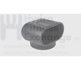 Foot End Cap Size 100 x 50mm For Strength Cable Gym & Cardio End Caps & Plugs - hydrafitnessparts