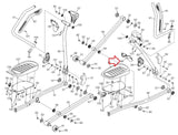 Freemotion 545 550E 560 Elliptical Right Upper Body Arm Rear Cover 332172 - hydrafitnessparts