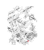 FreeMotion NordicTrack Stationary Bike Transport Wheel 311530 - hydrafitnessparts