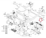 FreeMotion NordicTrack Treadmill Top Incline Motor Cover MFR - 273741 289029 - hydrafitnessparts