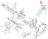 FreeMotion Proform NordicTrack Elliptical Lower Upright Cover 306610 - hydrafitnessparts