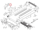 FreeMotion SFTL196090 Treadmill Right Roller Cover MFR - 273785 290159 - hydrafitnessparts