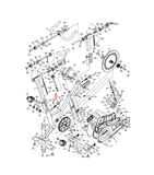 FreeMotion Stationary Bike Post Knob Pin Assembly 311557 & 384391 - hydrafitnessparts