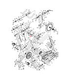 FreeMotion Stationary Bike Round Head Hex Socket Stainless Screw M4 - 0.7 x 20mm - hydrafitnessparts