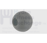 Gym Cable Nylon Ball Stop Size 25mm - 9.5mm id Strength System - hydrafitnessparts