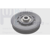 Gym Cable Pulley Wheel Material Nylon 90mm OD - 10mm ID - 26mm W Miscellaneous - hydrafitnessparts