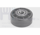High Load Transport Wheel D70mm x 34mm For Treadmill - hydrafitnessparts