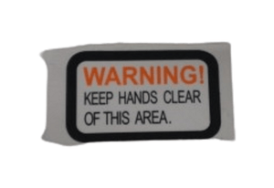 Horizon Advanced Fitness Group Treadmill Warning Decal 006070 - AX - hydrafitnessparts