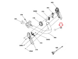 Horizon Fitness 7.0AT-04 - TM1021 - PTM1021 Treadmill Direction Label 1000462389 - hydrafitnessparts