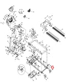 Horizon Fitness Advanced Group Treadmill Right Frame Base End Cap 001357 - EC - hydrafitnessparts