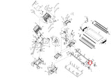 Horizon Fitness CSE4.6 30519 CST4.6 Treadmill Left End Cap Foot Rail 056388 - CA - hydrafitnessparts