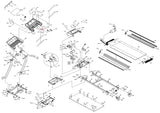 Horizon Fitness CST3.6 CST4.6 Treadmill E - Trak Decal Console Cover 060633 - AX - hydrafitnessparts