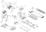 Horizon Fitness CST3.6 TM208 Treadmill Left Pop Decal Motor Cover 060622 - AX - hydrafitnessparts