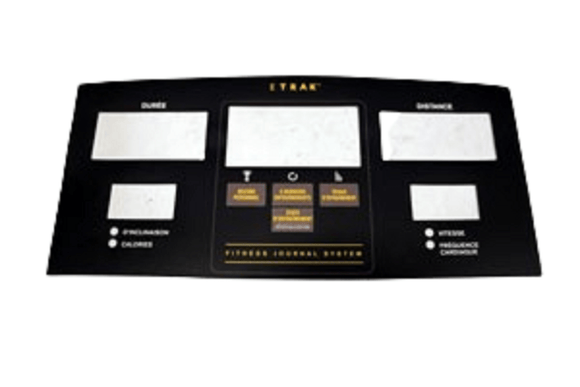 Horizon Fitness CT12.1 Treadmill French Console Decal 1000208099 - hydrafitnessparts