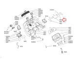 Horizon Fitness CT5.3 Treadmill Right English Overlay Keypad 1000212616 - hydrafitnessparts