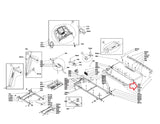 Horizon Fitness CT5.4 T101 - 04 Treadmill Right Side Rail Label Direction 1000305841 - hydrafitnessparts