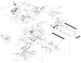 Horizon Fitness CT61 T10K T62 T63 T64 T71 T72 Treadmill Left Mast Strengthen Tube 014893 - AA - hydrafitnessparts