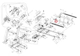 Horizon Fitness CT7.1 T102 T202 Treadmill Left Side Rail 1000231814 - hydrafitnessparts