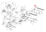 Horizon Fitness CT7.1 T102 Treadmill Front Right Side Rail Cover 1000102190 - hydrafitnessparts