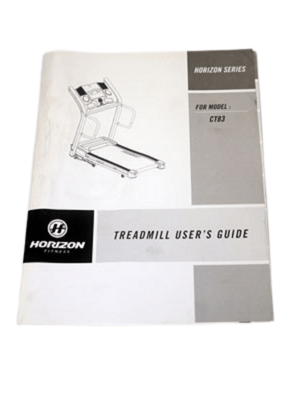 Horizon Fitness CT83 Treadmill Owner's Manual 079939 - hydrafitnessparts