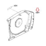 Horizon Fitness Elite E7 - EP585 Elliptical Left Side Cover 1000328869 - hydrafitnessparts