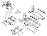 Horizon Fitness Elite Series - 5.3T (TM233) Treadmill Left or Right Side Rail 049159 - BA - hydrafitnessparts