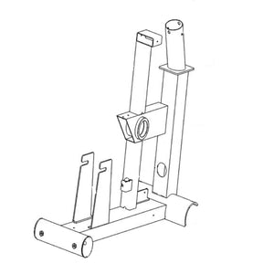 Horizon Fitness Endurance 200 - EP28 Elliptical Frame Welding Set 1000448440 - hydrafitnessparts