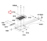 Horizon Fitness EX59 - 3 - EP716 EX59 - 3 - EP716 - EP283 Elliptical Pedal Distance Decorated Label 1000420146 - hydrafitnessparts