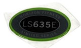 Horizon Fitness LS635E - EP181 Elliptical Side Decal Cover 071793 - hydrafitnessparts