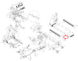 Horizon Fitness Performance Series PST6 PST8 Treadmill Side Rail Stopper 022205 - A - hydrafitnessparts