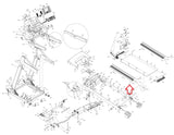 Horizon Fitness Performance Series PST6 Treadmill Side Rail Set 026379 - Z - hydrafitnessparts