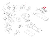 Horizon Fitness Rct7.6 Treadmill Right Front Side Rail 058163 - AAX - hydrafitnessparts