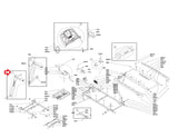 Horizon Fitness T101 - 04 CT5.4 Treadmill Left Console Mast Set Semi Assembly 1000300451 - hydrafitnessparts