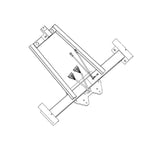 Horizon Fitness T101 - 07 TM102 Treadmill Console Base Frame Set 1000461883 - hydrafitnessparts