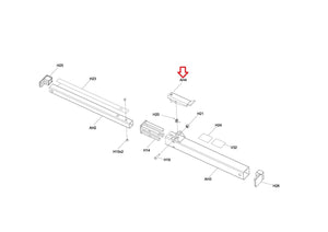 Horizon Fitness T101 - 07 TM102 Treadmill Lock Latch Galvanization 1000227064 - hydrafitnessparts