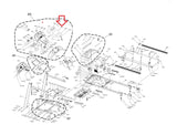 Horizon Fitness T102 Treadmill Overlay Keypad 1000103264 - hydrafitnessparts