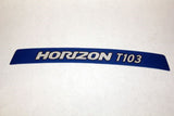 Horizon Fitness T103 Treadmill Pop Sticker 1000101519 - hydrafitnessparts