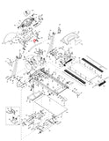 Horizon Fitness T35 T50 T70 T95 Advance 200 205 T20 T25 Treadmill Support Tube Crossbar 014823 - A - hydrafitnessparts