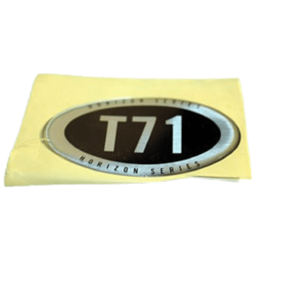 Horizon Fitness T71 Treadmill Decal Motor Cover Logo 048128 - AX - hydrafitnessparts
