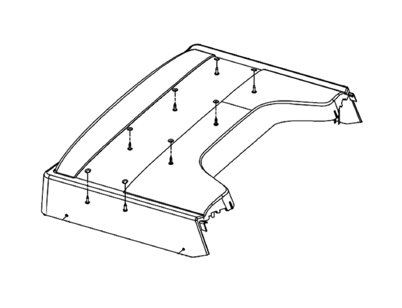 Horizon Fitness TM1021 PTM1021 PTM1021B Treadmill Motor Hood Shroud Cover 1000467541 - hydrafitnessparts