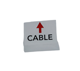 Horizon Fitness TM1021 TM499G TM1000C Treadmill Console Mast Direction Label 23mm x 17mm 1000458843 - hydrafitnessparts