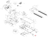 Horizon Fitness TM161 TM160 Treadmill Left Foot Rail End Cap 001342 - CA - hydrafitnessparts