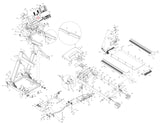 Horizon Fitness TM163 TM164 Treadmill Start & Stop Lower Membrane 9 Keys 003219 - C - hydrafitnessparts